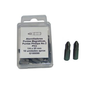 Atornillador Punta Magnética - Puntas Phillips No.2 PH2