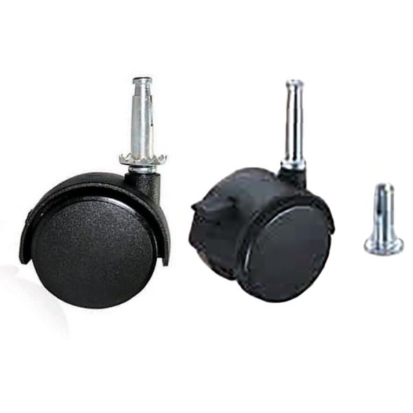 Rueda de Nylon para Muebles con Vástago